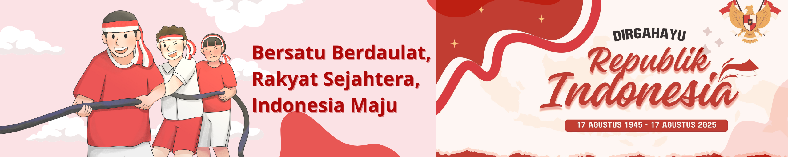 Banner HUT ke-80 RI